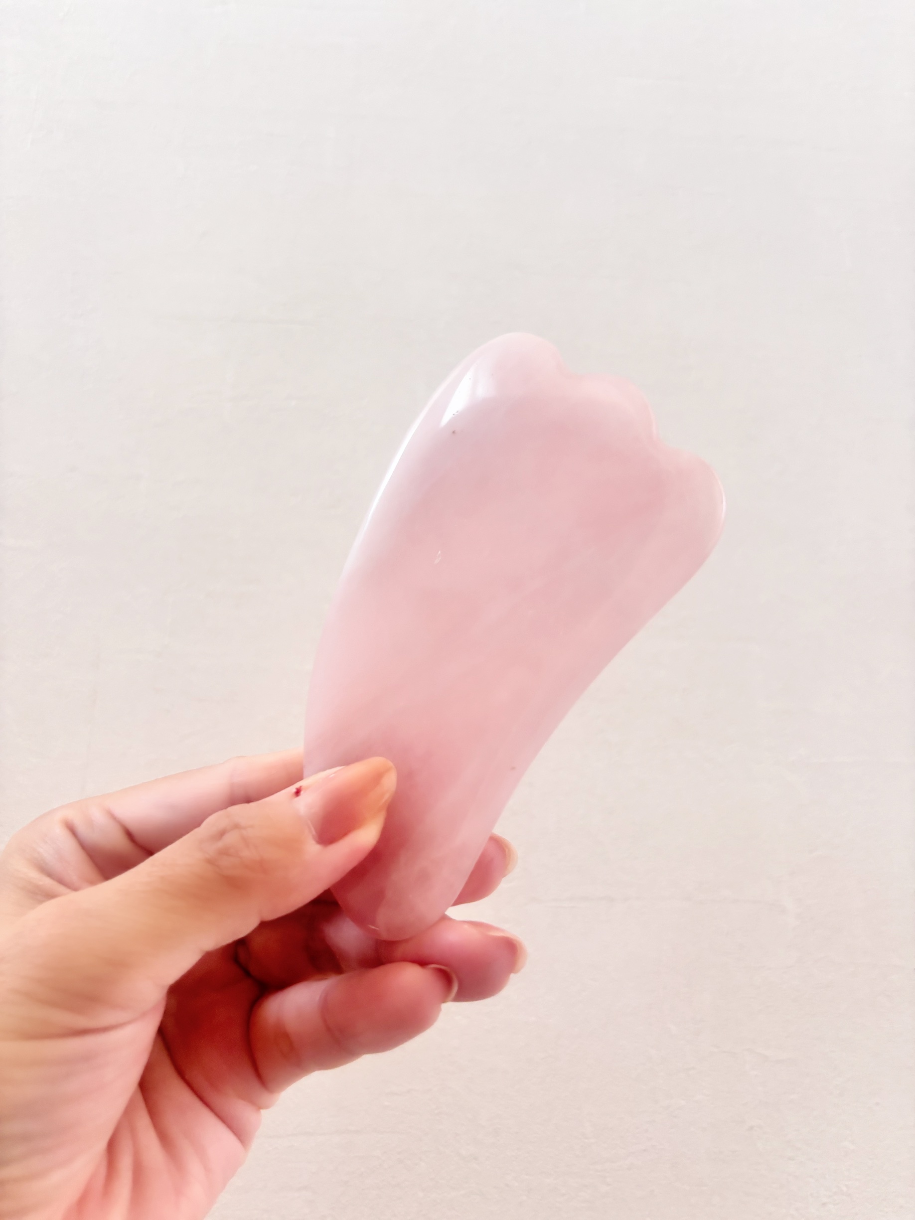 天然石のカッサ

ほぼワンコインで購入したローズクォーツのカッサ。
化粧前やお風呂上がりに使ってます。
程よくマッサージできるし、おすすめ。

YouTubeやインスタでマッサージ方法見ながらつかってます。

#カッサ
#マッサージ
#美容