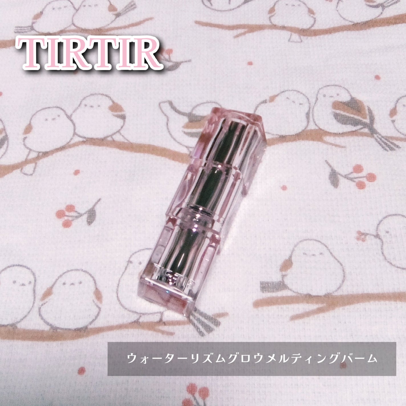 ウォーターリズムグロウメルティングバーム/TIRTIR(ティルティル)/口紅を使ったクチコミ(1枚目)