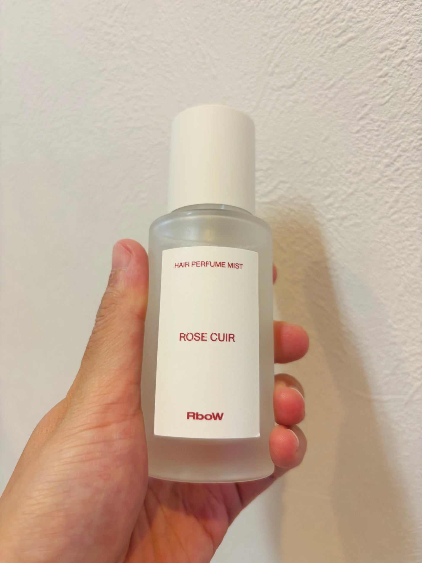 ヘアパフュームミスト ROSE CUIR /RboW/ヘアミストを使ったクチコミ(1枚目)