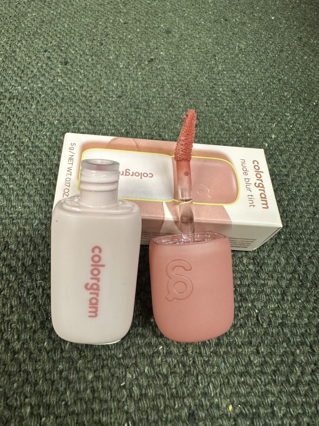 カラーグラム ヌーディーブラーティント/Colorgram/リップティントを使ったクチコミ（2枚目）