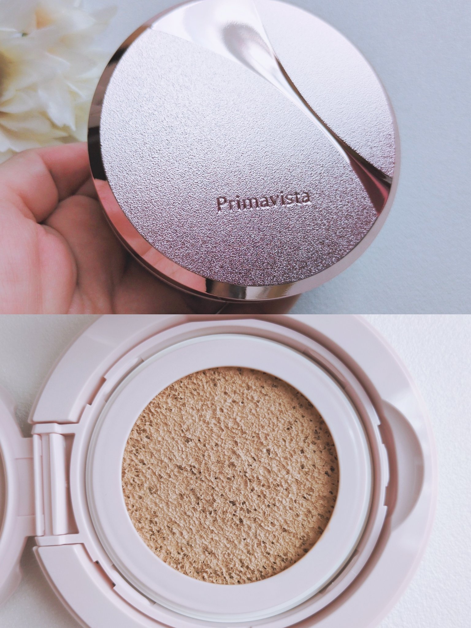 プリマヴィスタ グロウカバー クッション オークル05/プリマヴィスタ/クッションファンデーションを使ったクチコミ（2枚目）