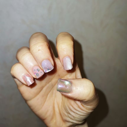 サンゴールド on LIPS 「ネイル塗り替え力を使うとハイポニキウムが剥がれるので爪の長さが..」(6枚目)