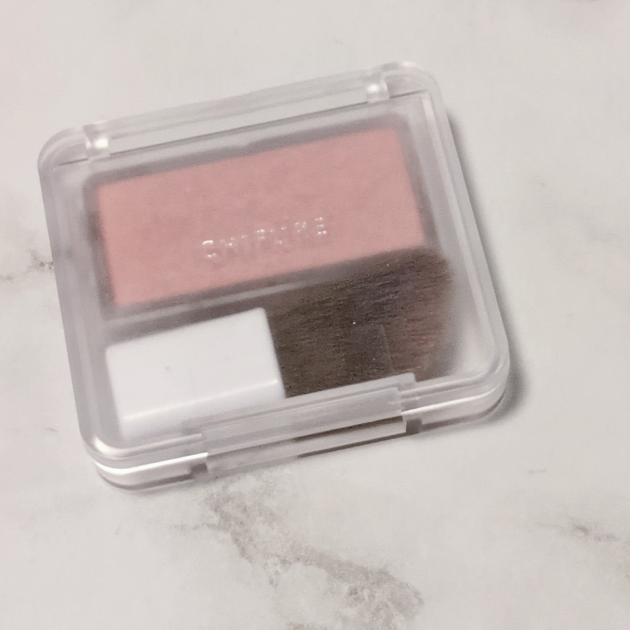 パウダー チーク　ニュアンスカラー 100 ピンク系パール/ちふれ/パウダーチークを使ったクチコミ（1枚目）