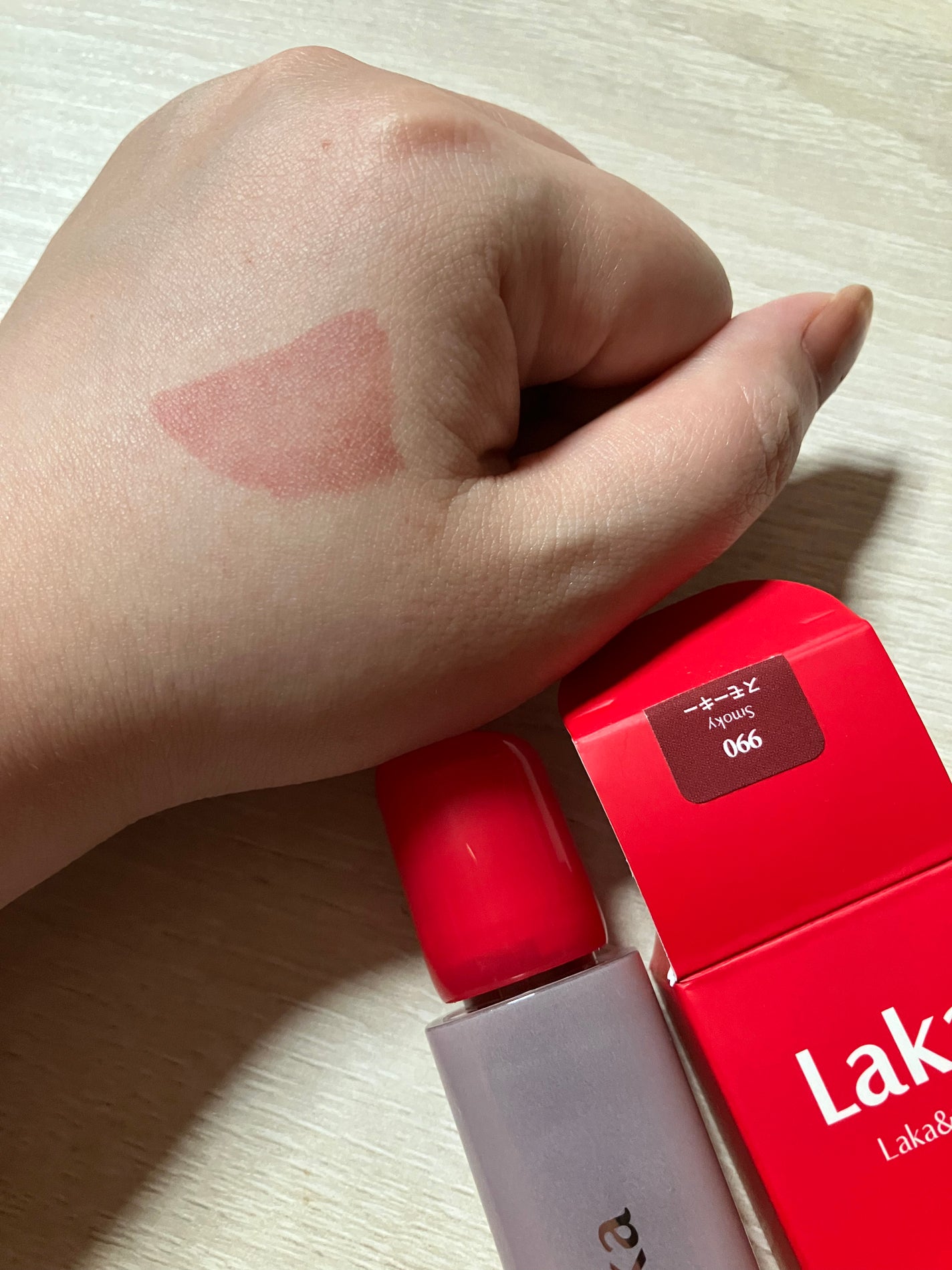 ポッピングバルーンティント/Laka/リップティントを使ったクチコミ(2枚目)