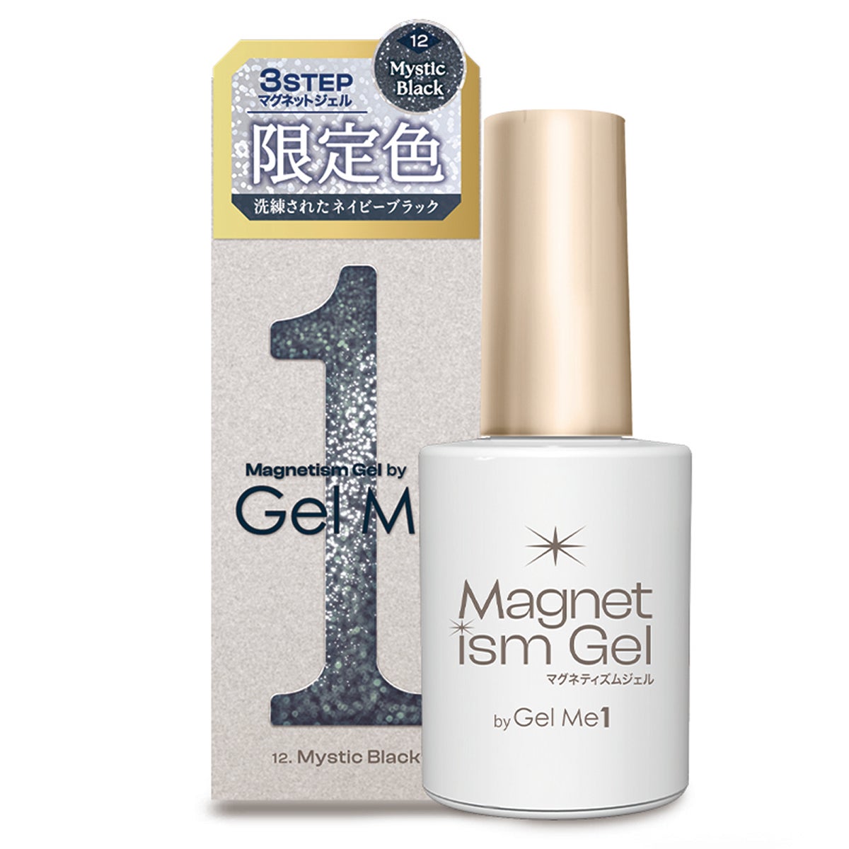 マグネティズムジェル バイ ジェルミーワン 12.Mystic Black(ミスティックブラック)