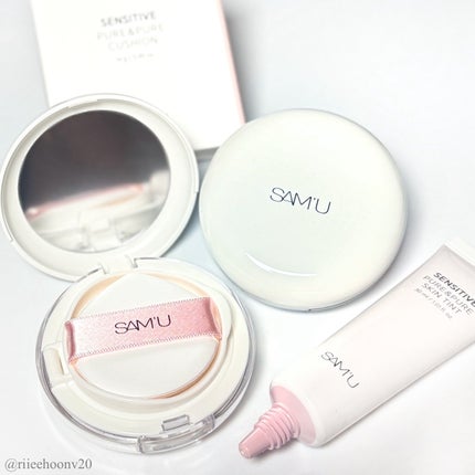 センシティブピュア&ピュアクッション/SAM'U/クッションファンデーションを使ったクチコミ(1枚目)