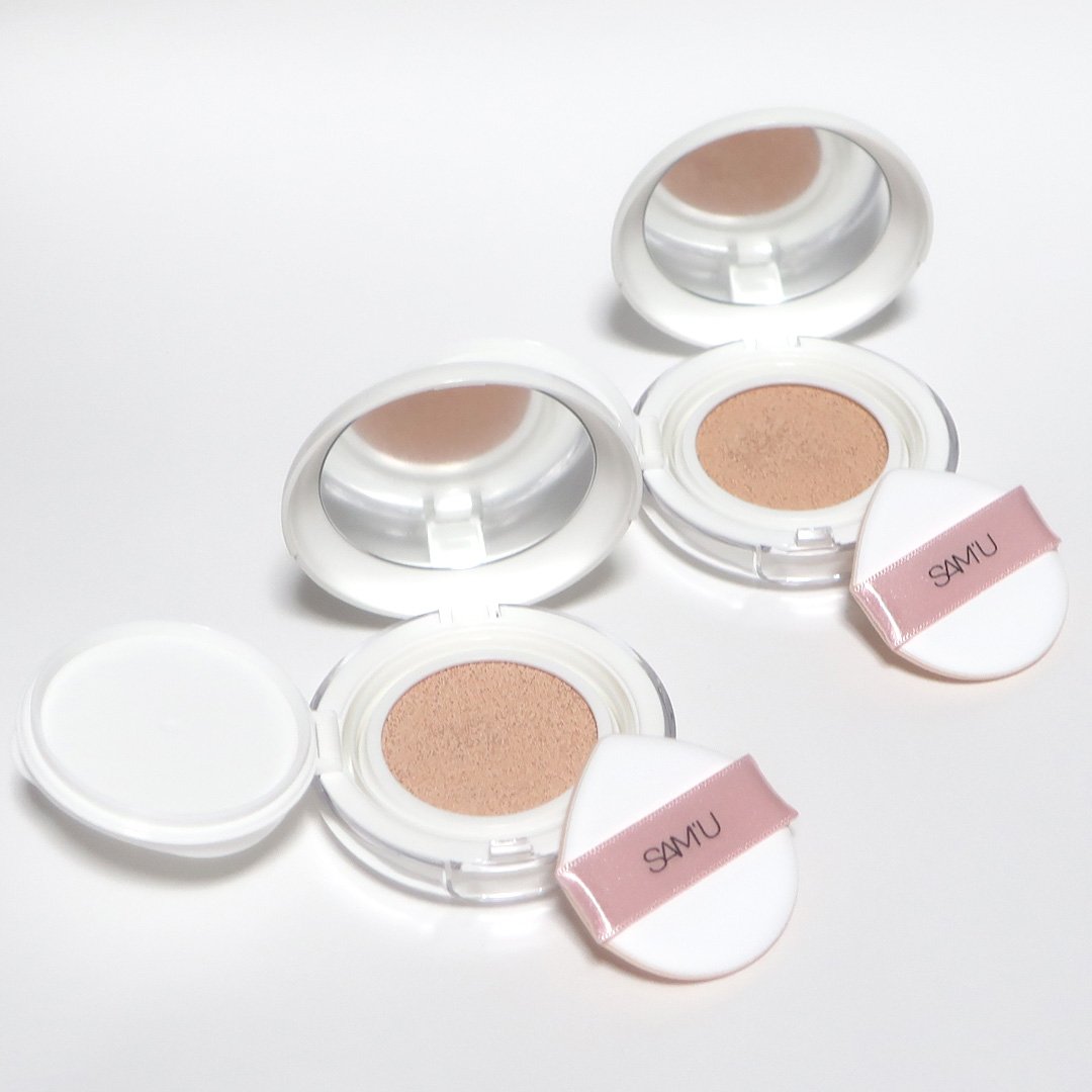 センシティブピュア＆ピュアクッション/SAM'U/クッションファンデーションを使ったクチコミ（2枚目）