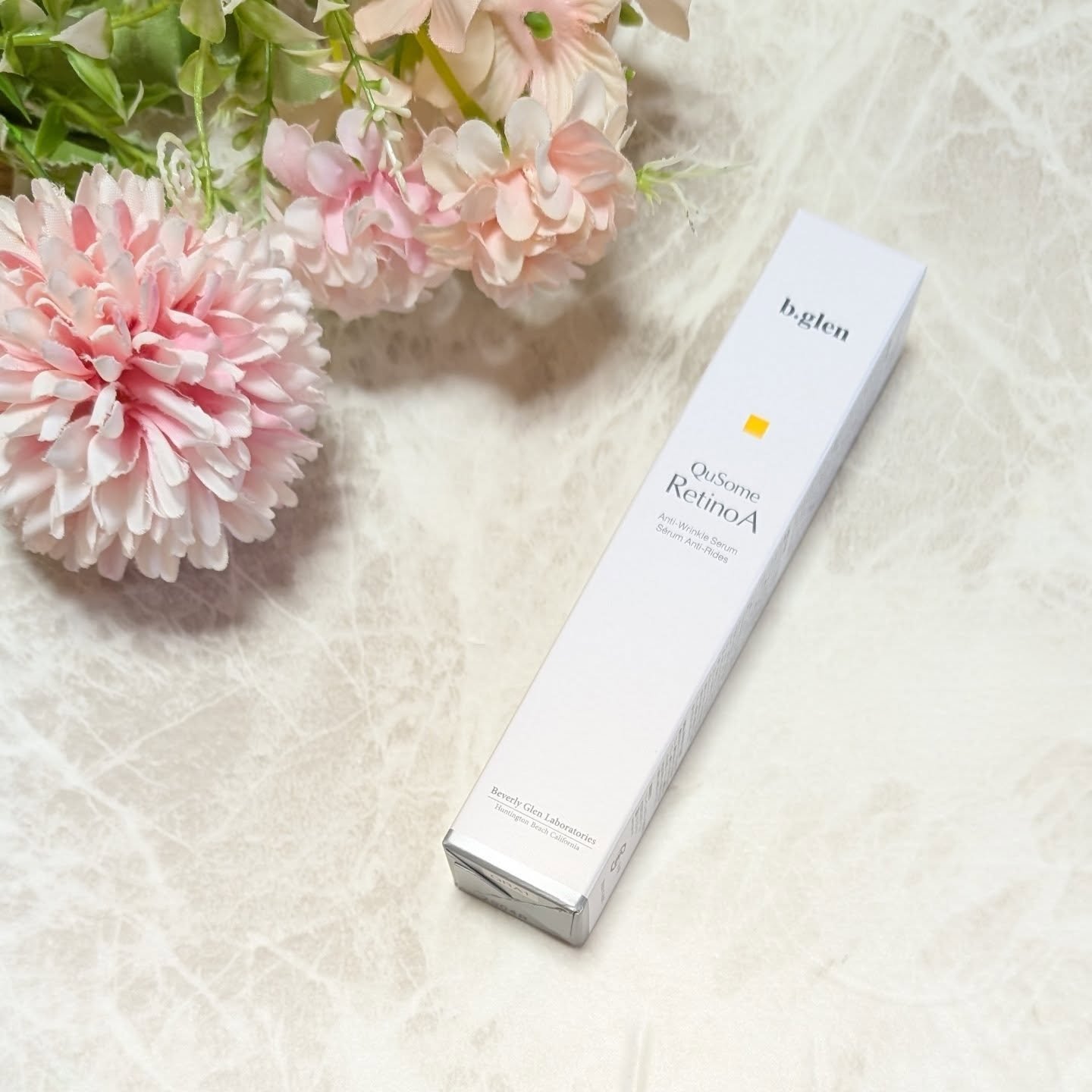 QuSomeレチノA/b.glen/美容液を使ったクチコミ（1枚目）