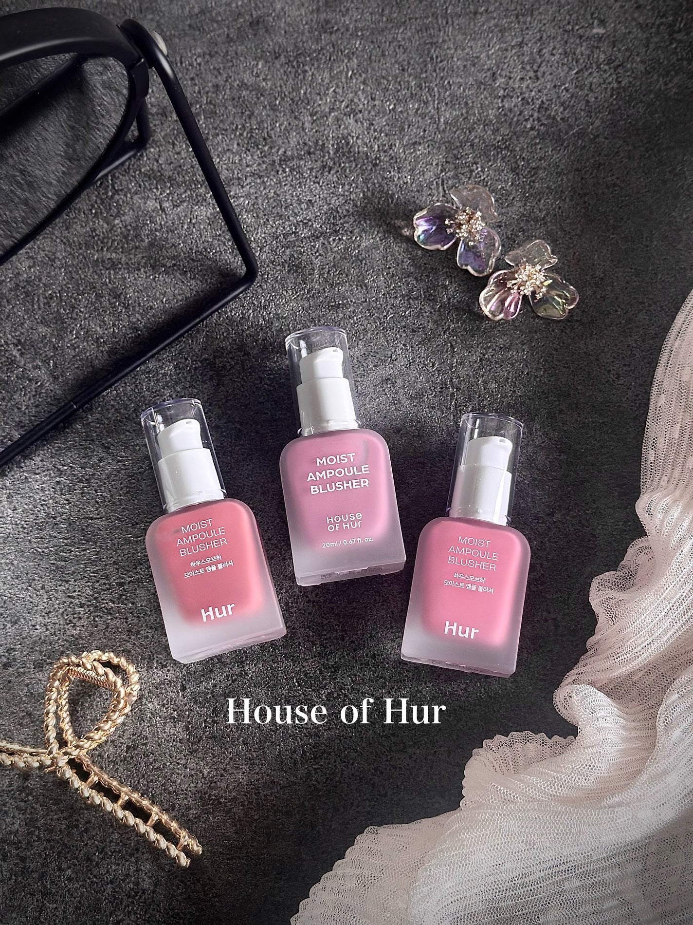 モイストアンプルブラッシャー/house of HUR/リキッドチークを使ったクチコミ(1枚目)