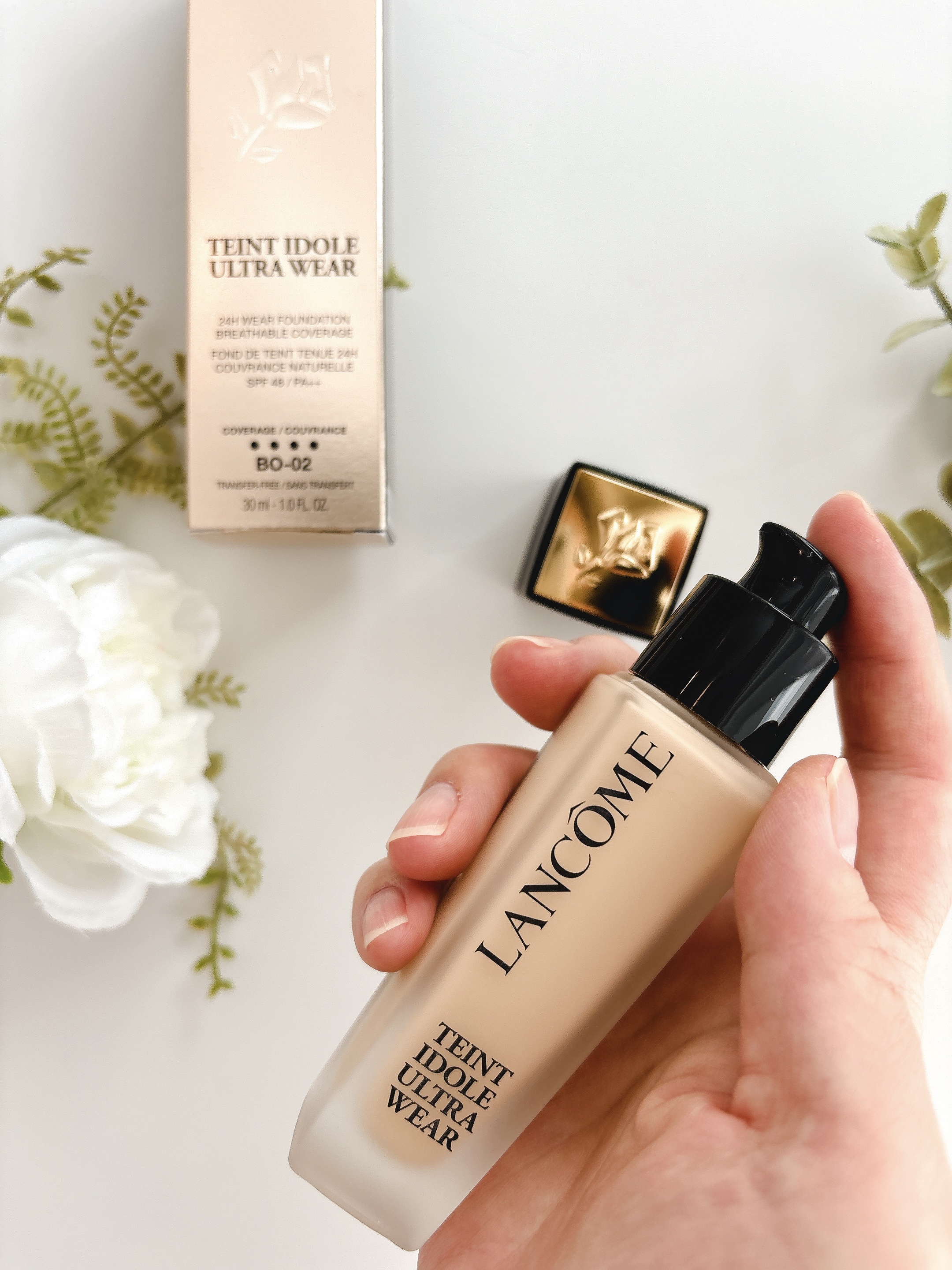 タンイドル ウルトラ ウェア リキッド N/LANCOME/リキッドファンデーションを使ったクチコミ（2枚目）