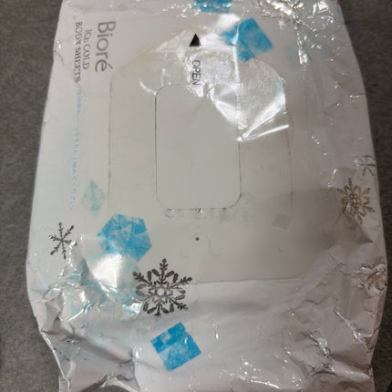 冷シート 無香性/ビオレ/ボディシートを使ったクチコミ(1枚目)