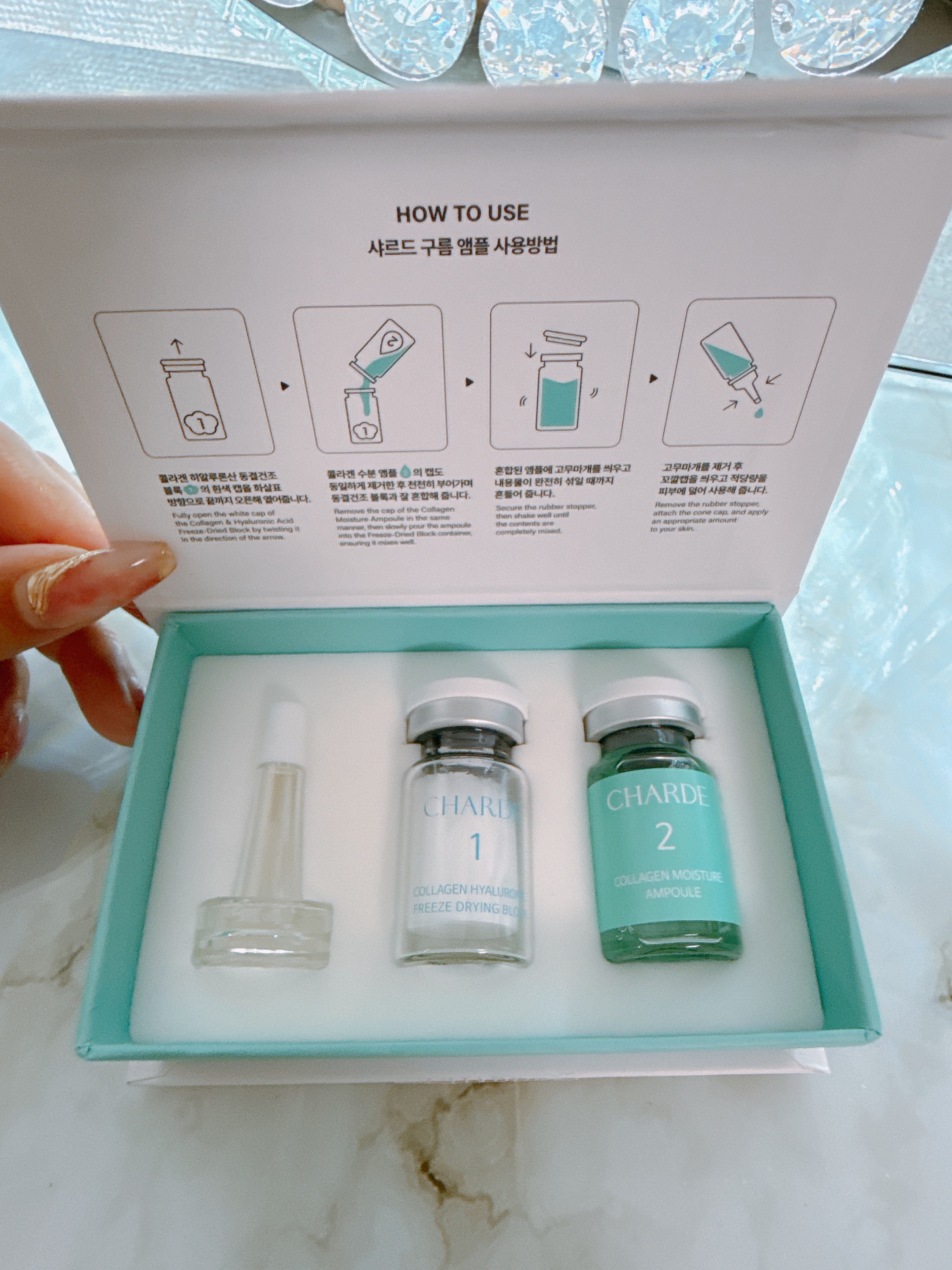 クラウドアンプル 1week キット/CHARDE/美容液を使ったクチコミ（1枚目）