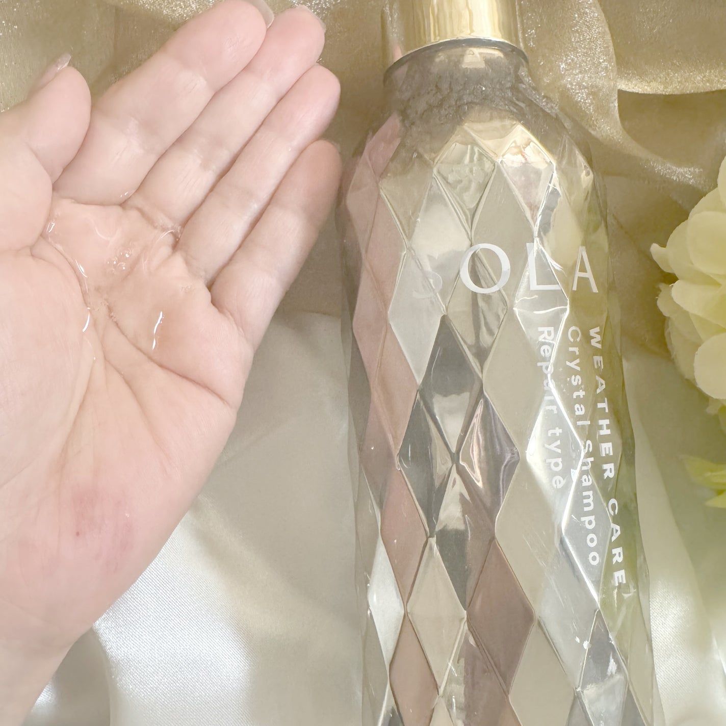 ソラ ウェザーケア クリスタル シャンプー/ヘアトリートメント リペアタイプ/SOLA WEATHER CARE/市販シャンプーを使ったクチコミ(3枚目)