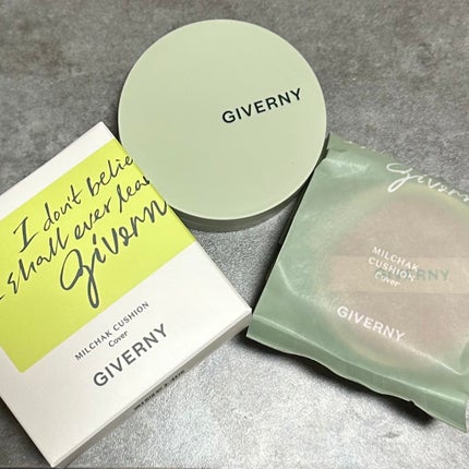 ジヴェルニー 密着カバークッション/GIVERNY/クッションファンデーションを使ったクチコミ(2枚目)