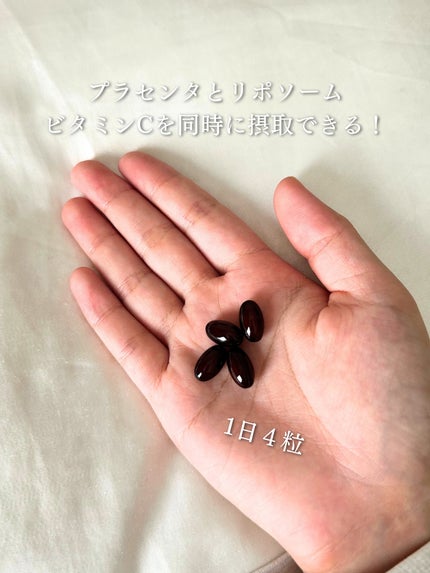 プラセンタ20,000+リポソームビタミンC/マルマン/美容サプリメントを使ったクチコミ(3枚目)