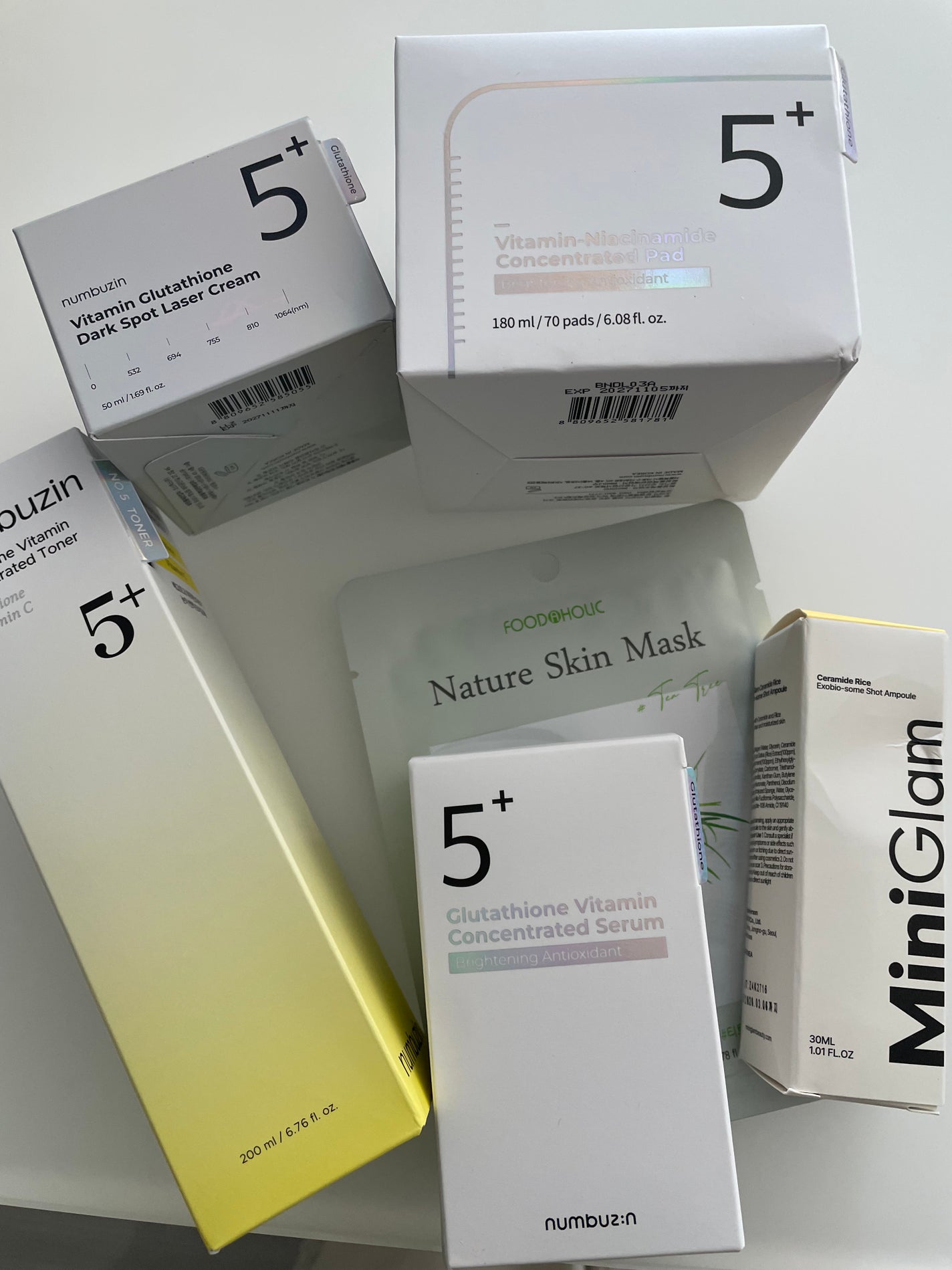 5番 白玉グルタチオンC美容液/numbuzin/美容液を使ったクチコミ(1枚目)