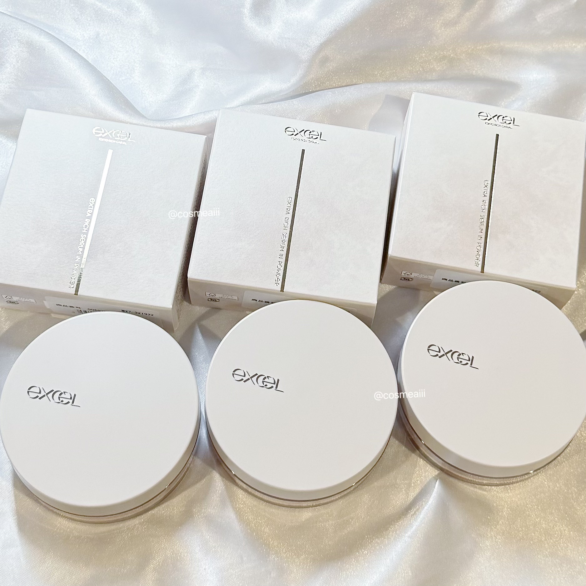 エクストラリッチ セラムインパウダー EX02 グロウベージュ/excel/ルースパウダーを使ったクチコミ（2枚目）