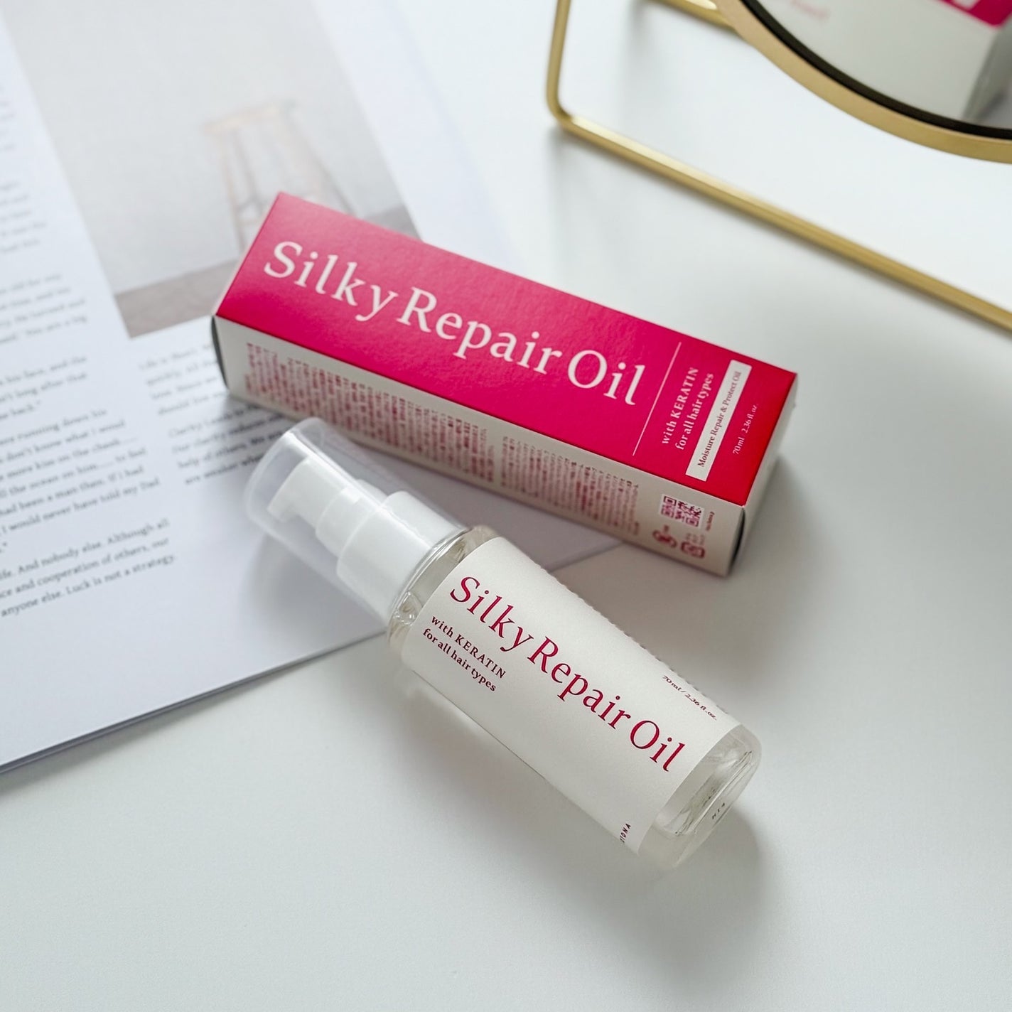 シルキーリペアオイル/KOTONA/ヘアオイルを使ったクチコミ(3枚目)