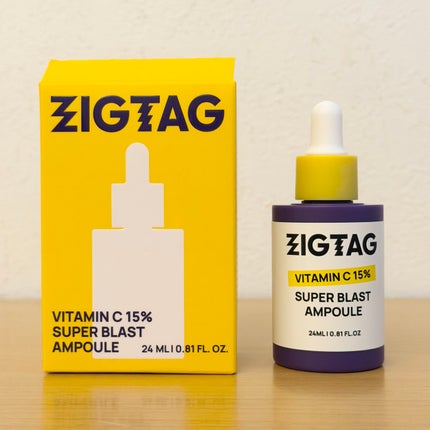 ビタミンC15%スーパーブラストアンプル/ZIGTAG/美容液を使ったクチコミ(1枚目)