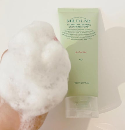 ベータツリカンクレンジングフォーム/Mildlab/洗顔フォームを使ったクチコミ(4枚目)