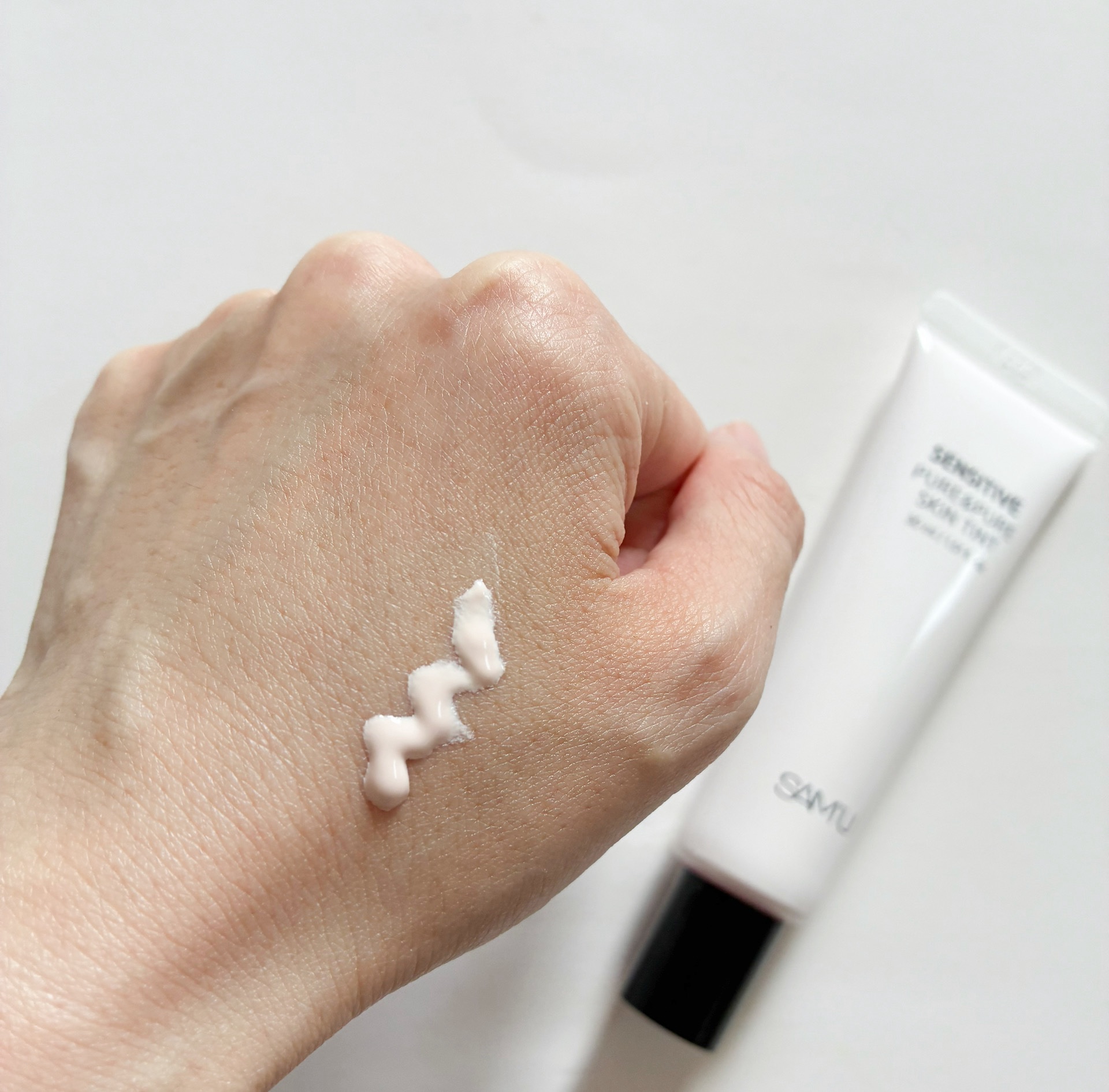 センシティブピュア＆ピュアスキンティント/SAM'U/化粧下地を使ったクチコミ（2枚目）