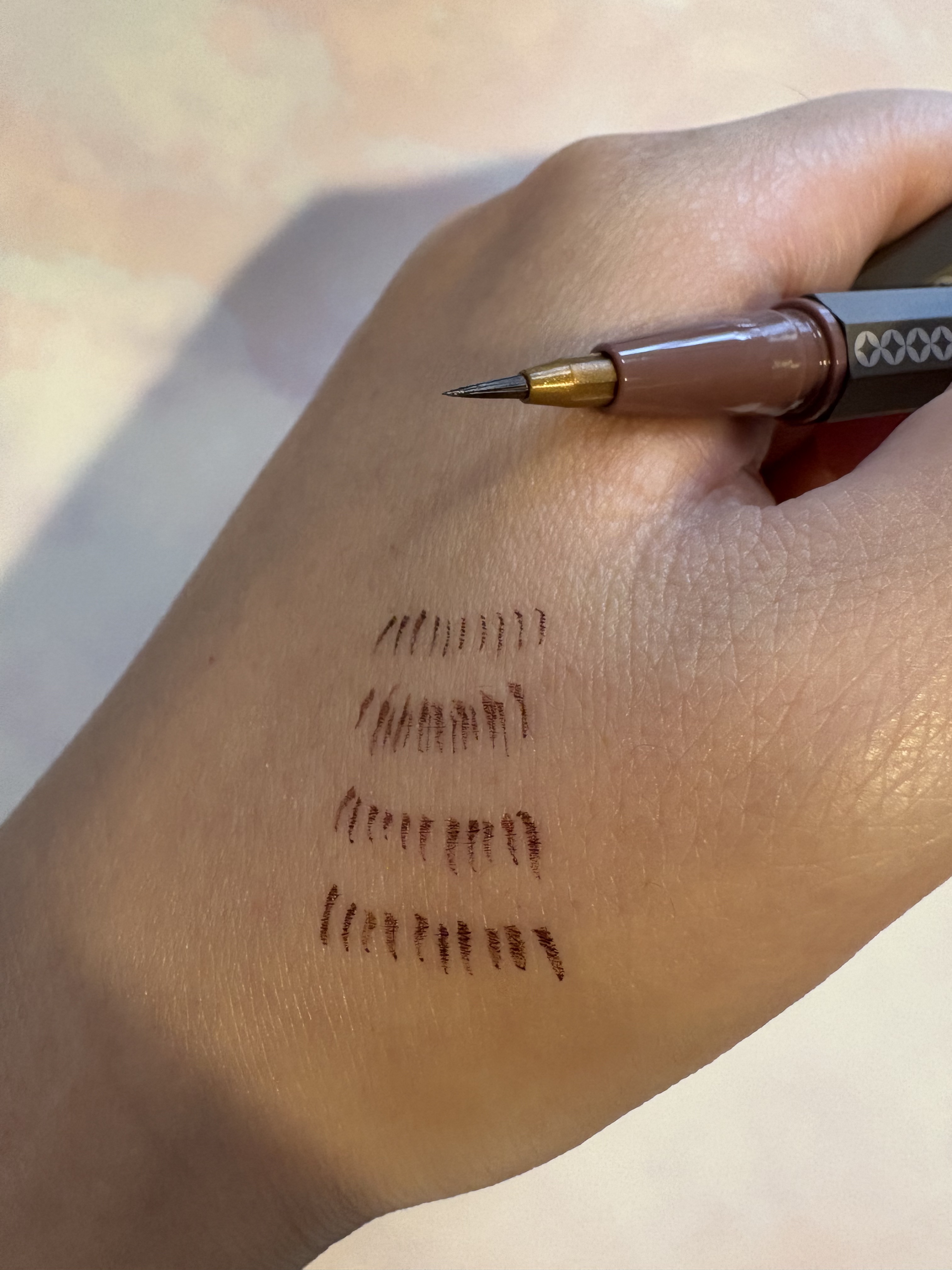 3650 下まつげライナー ピンクグレージュ/3650/リキッドアイライナーを使ったクチコミ（2枚目）