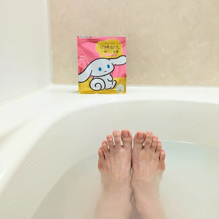 汗かきエステ気分 一緒にご自愛/マックス/保湿系入浴剤を使ったクチコミ(5枚目)