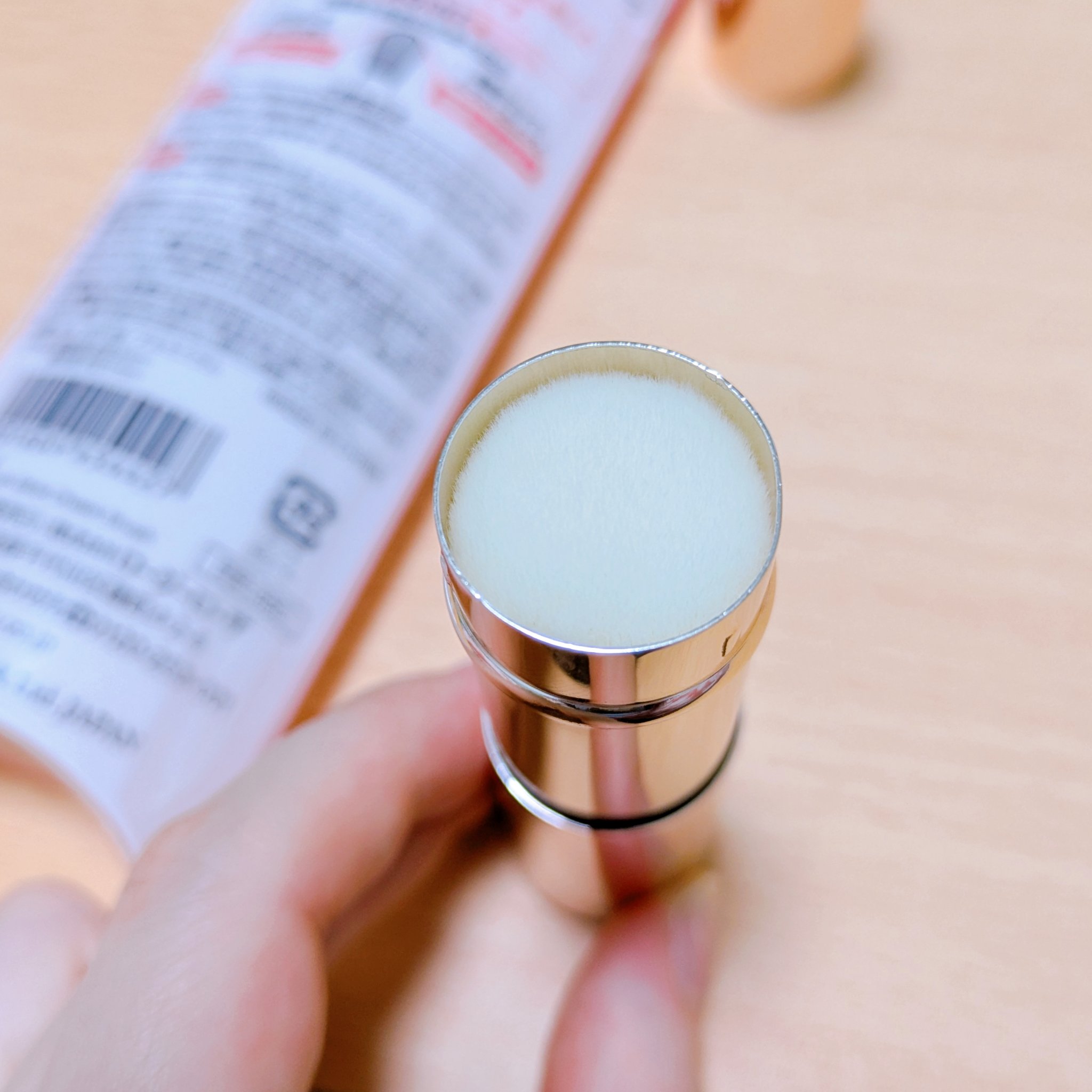 エンジェリッチブラシ スライドチーク/ロージーローザ/メイクブラシを使ったクチコミ（2枚目）