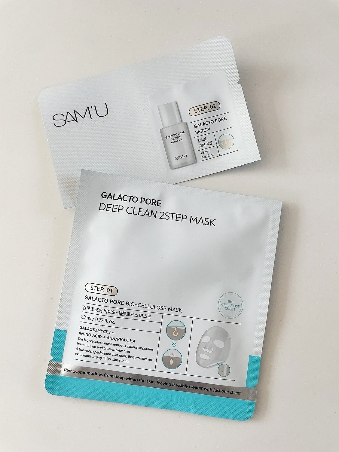 サミュ ガラクトポア ディープクリーン 2ステップマスク/SAM'U/シートマスク・パックを使ったクチコミ（2枚目）