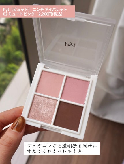 NINCHI EYEPALETTE/Pyt/アイシャドウパレットを使ったクチコミ(2枚目)