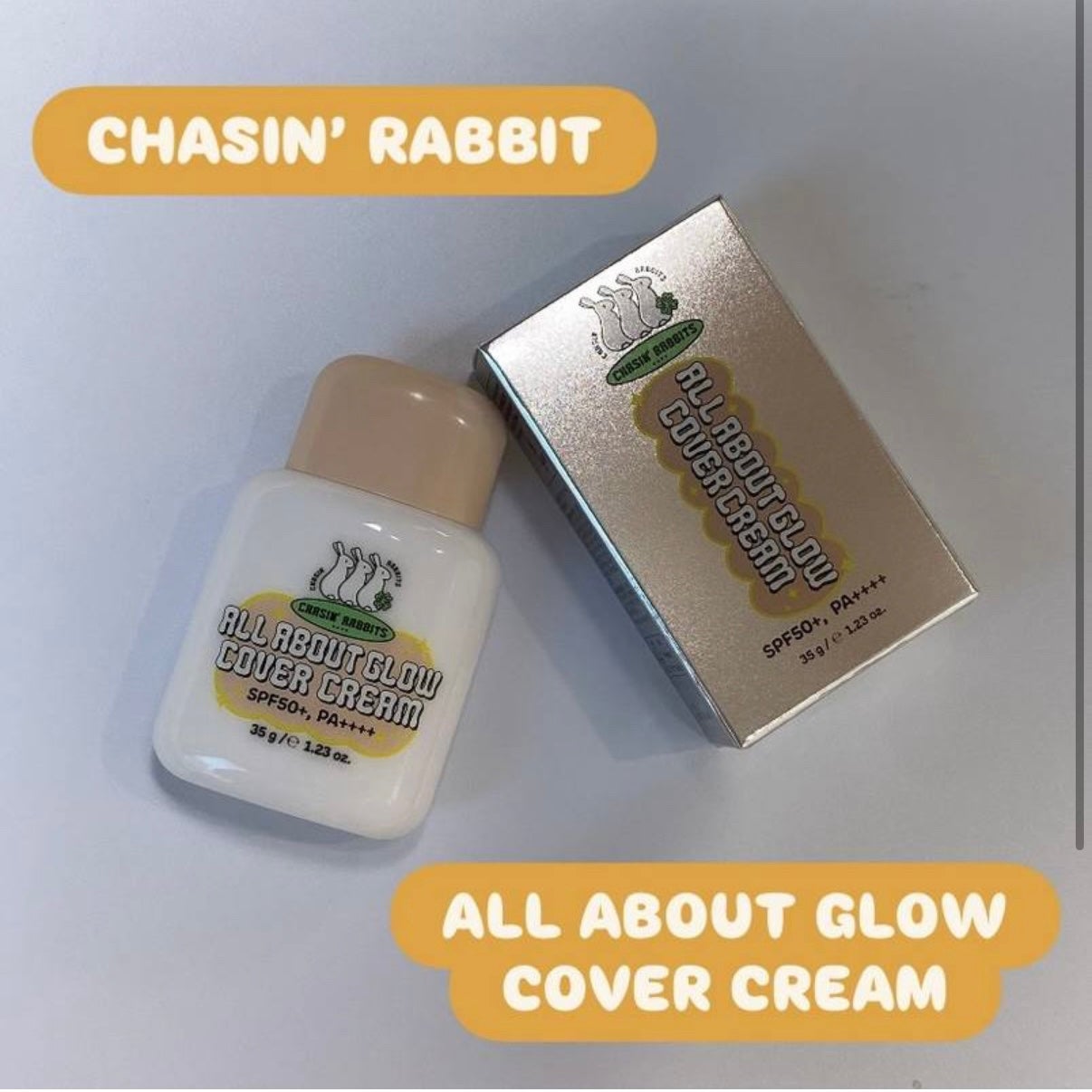 オールアバウトグロウカバークリーム/CHASIN'RABBITS/日焼け止めクリームを使ったクチコミ(1枚目)