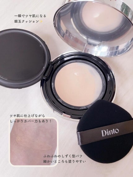 ブラーグローイクッション/Dinto/クッションファンデーションを使ったクチコミ(3枚目)
