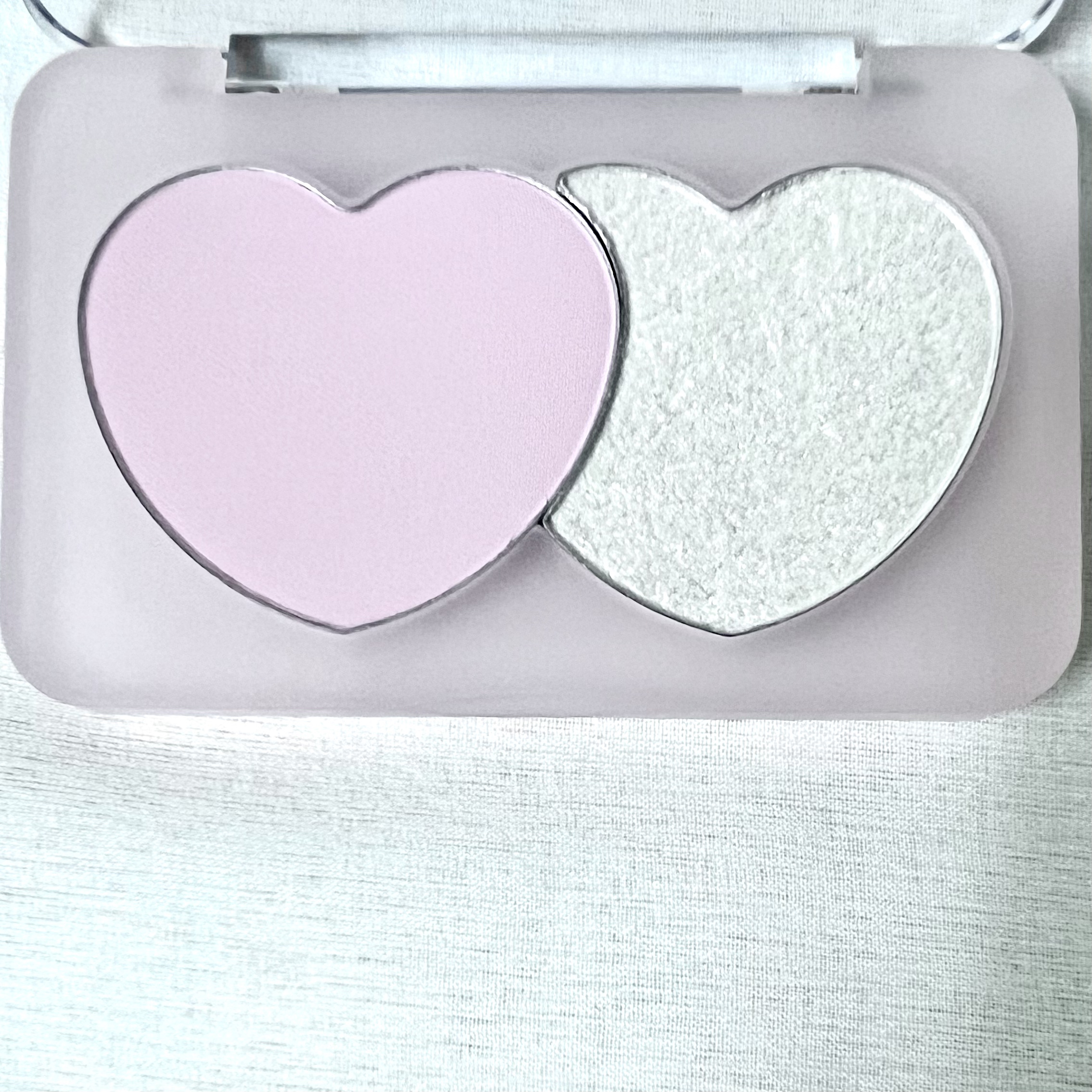 ハートポップデュオブラッシャー/ETUDE/パウダーチークを使ったクチコミ（2枚目）