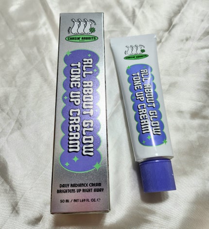 オールアバウトグロウトーンアップクリーム/CHASIN'RABBITS/化粧下地を使ったクチコミ(1枚目)