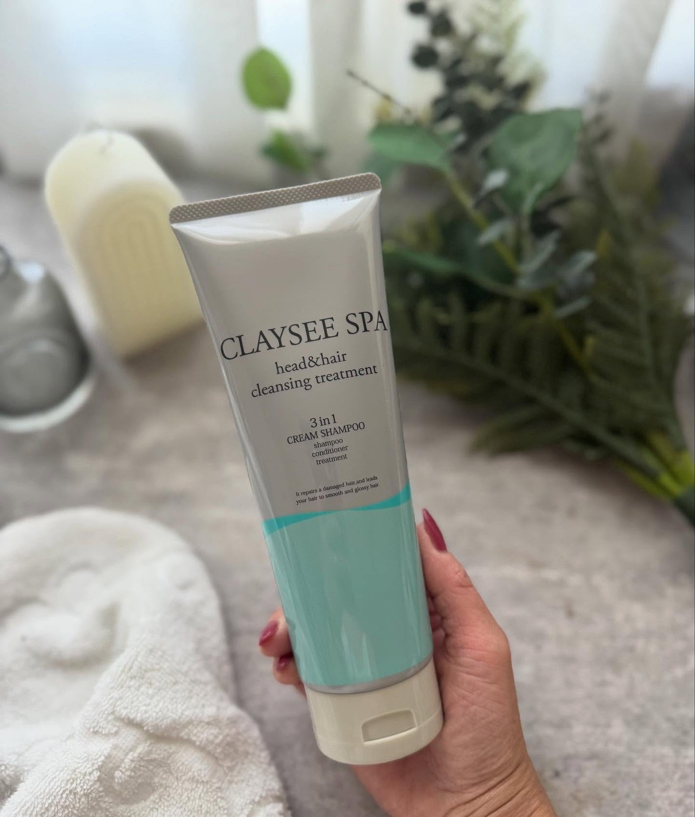 ヘッド&ヘアクレンジングトリートメント/CLAYSEE SPA/市販シャンプーを使ったクチコミ(2枚目)