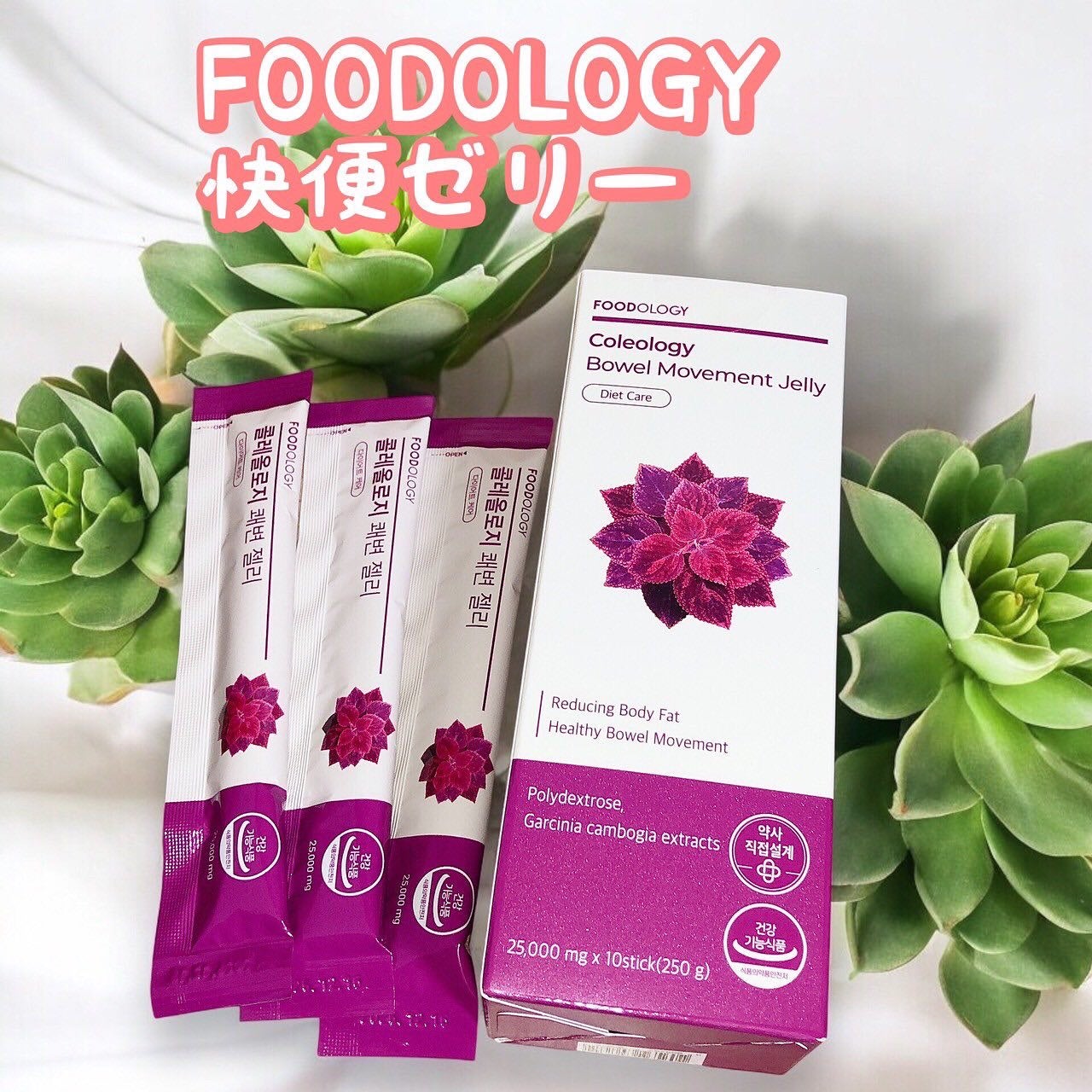 コレオロジー快調ゼリー/FOODOLOGY/健康サプリメントを使ったクチコミ(1枚目)