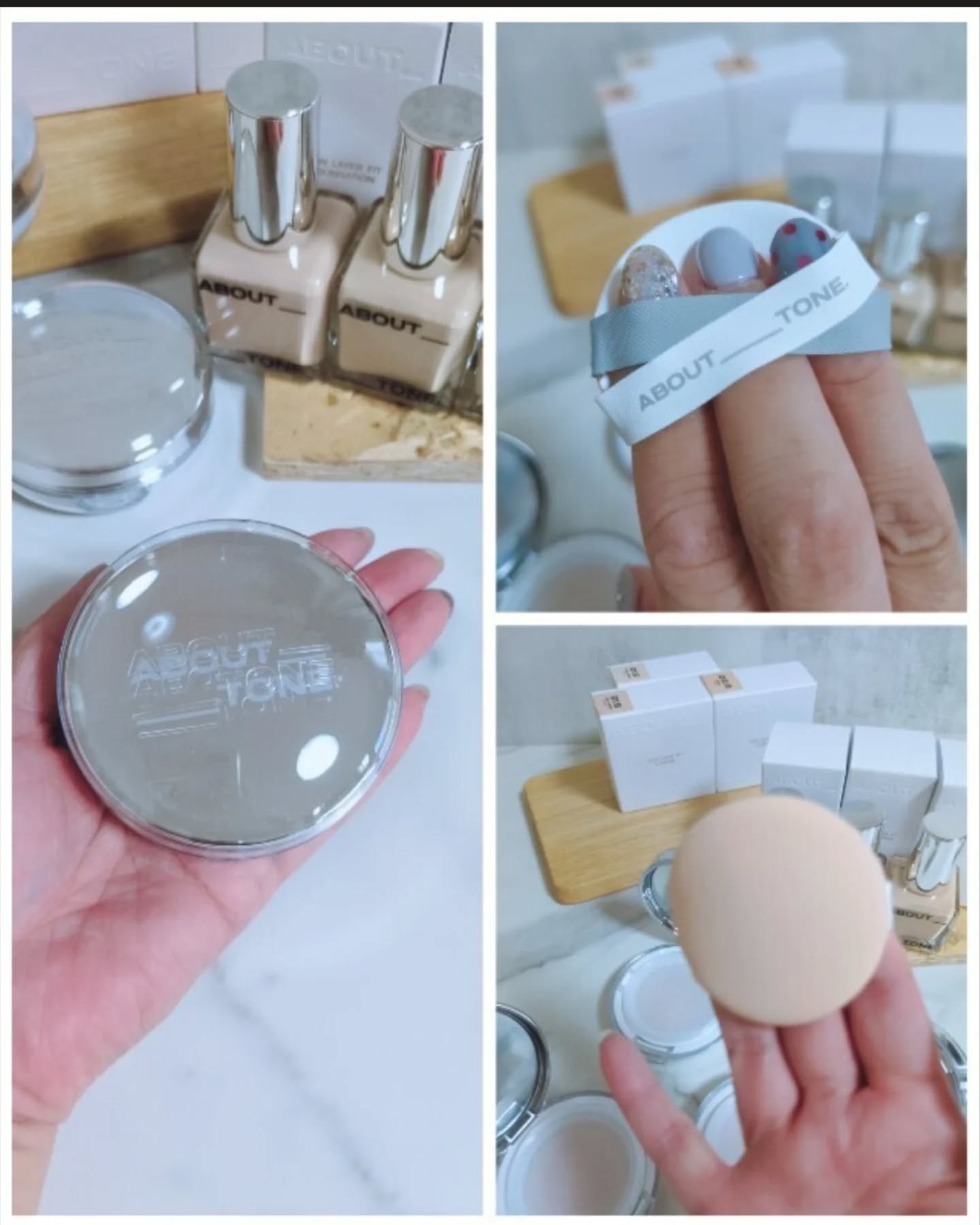 スキンレイヤーフィットファンデーション/ABOUT TONE/リキッドファンデーションを使ったクチコミ（2枚目）