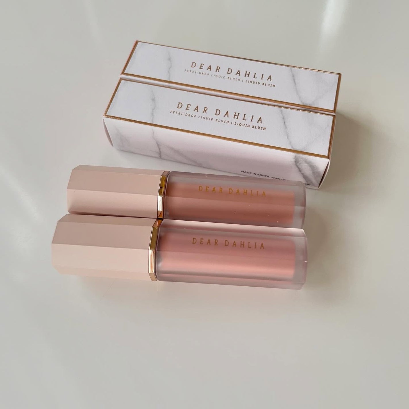 ペタルドロップリキッドブラッシャー/DEAR DAHLIA/リキッドチークを使ったクチコミ(3枚目)
