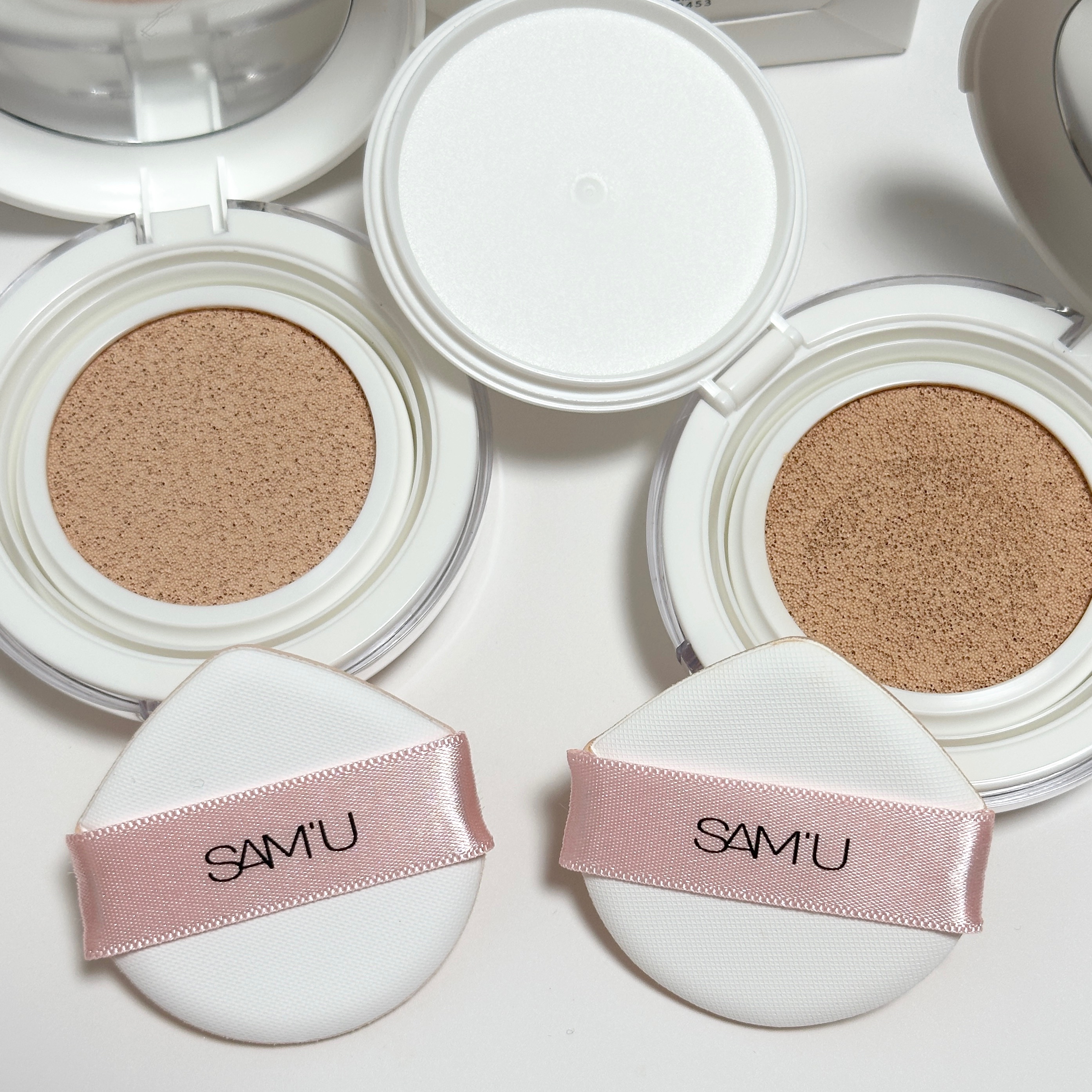 センシティブピュア＆ピュアクッション/SAM'U/クッションファンデーションを使ったクチコミ（3枚目）