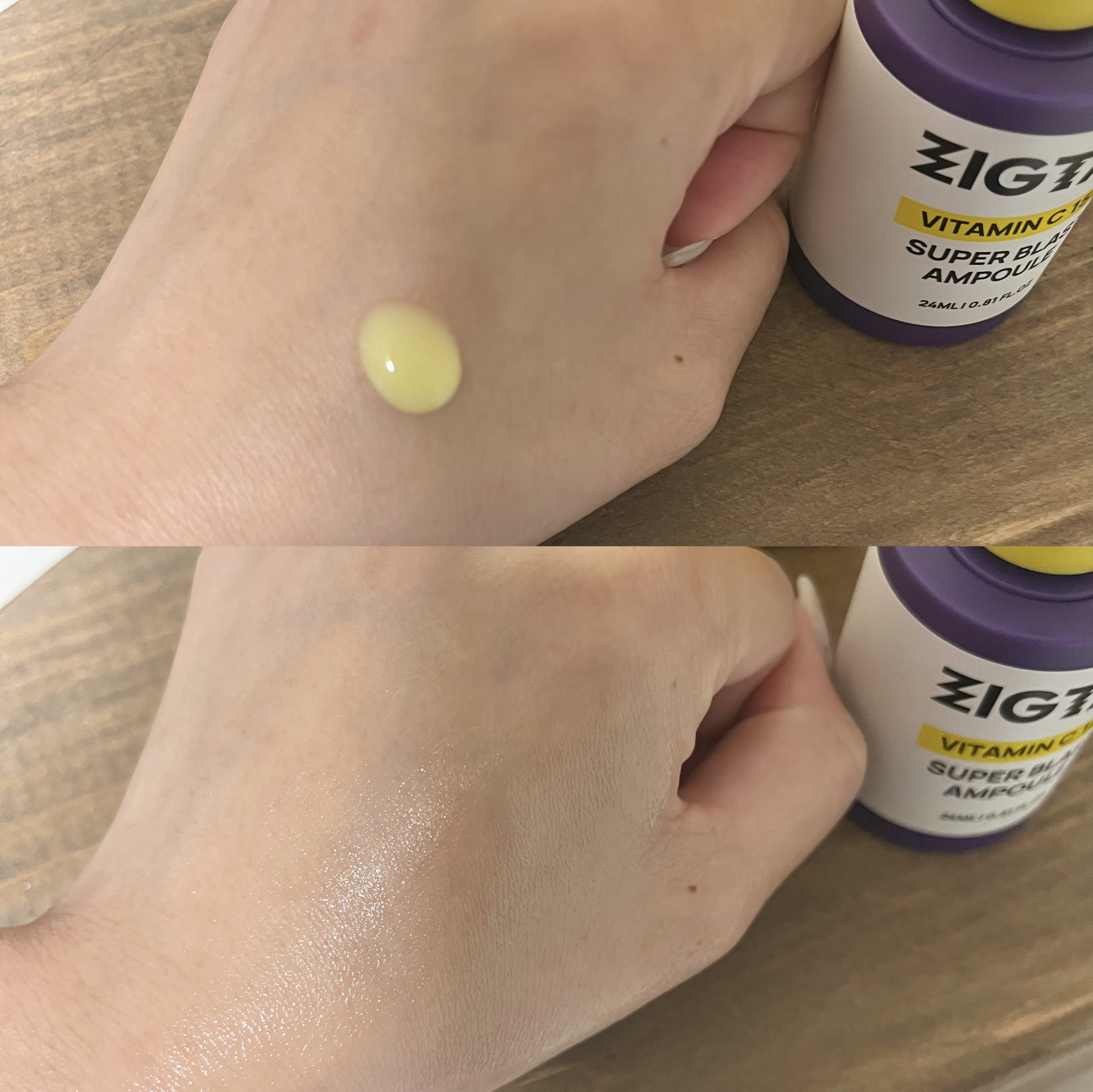 ビタミンC15%スーパーブラストアンプル/ZIGTAG/美容液を使ったクチコミ（3枚目）