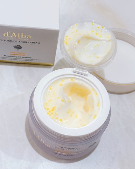 ビタトーニングカプセルクリーム/ダルバ/フェイスクリームを使ったクチコミ(3枚目)