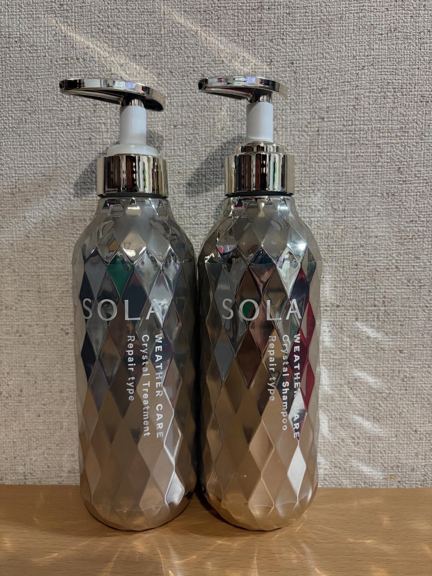 ソラ ウェザーケア クリスタル シャンプー/ヘアトリートメント リペアタイプ/SOLA WEATHER CARE/市販シャンプーを使ったクチコミ(1枚目)