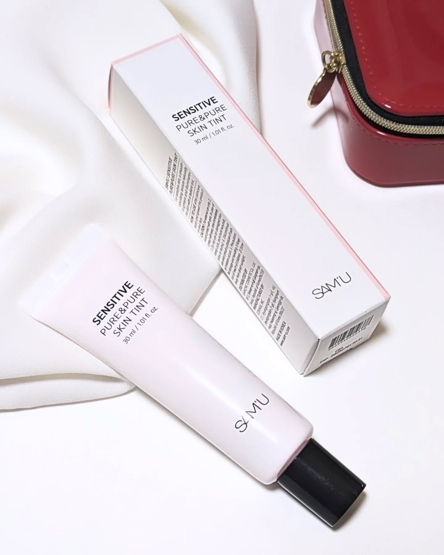 センシティブピュア＆ピュアスキンティント/SAM'U/化粧下地を使ったクチコミ（1枚目）