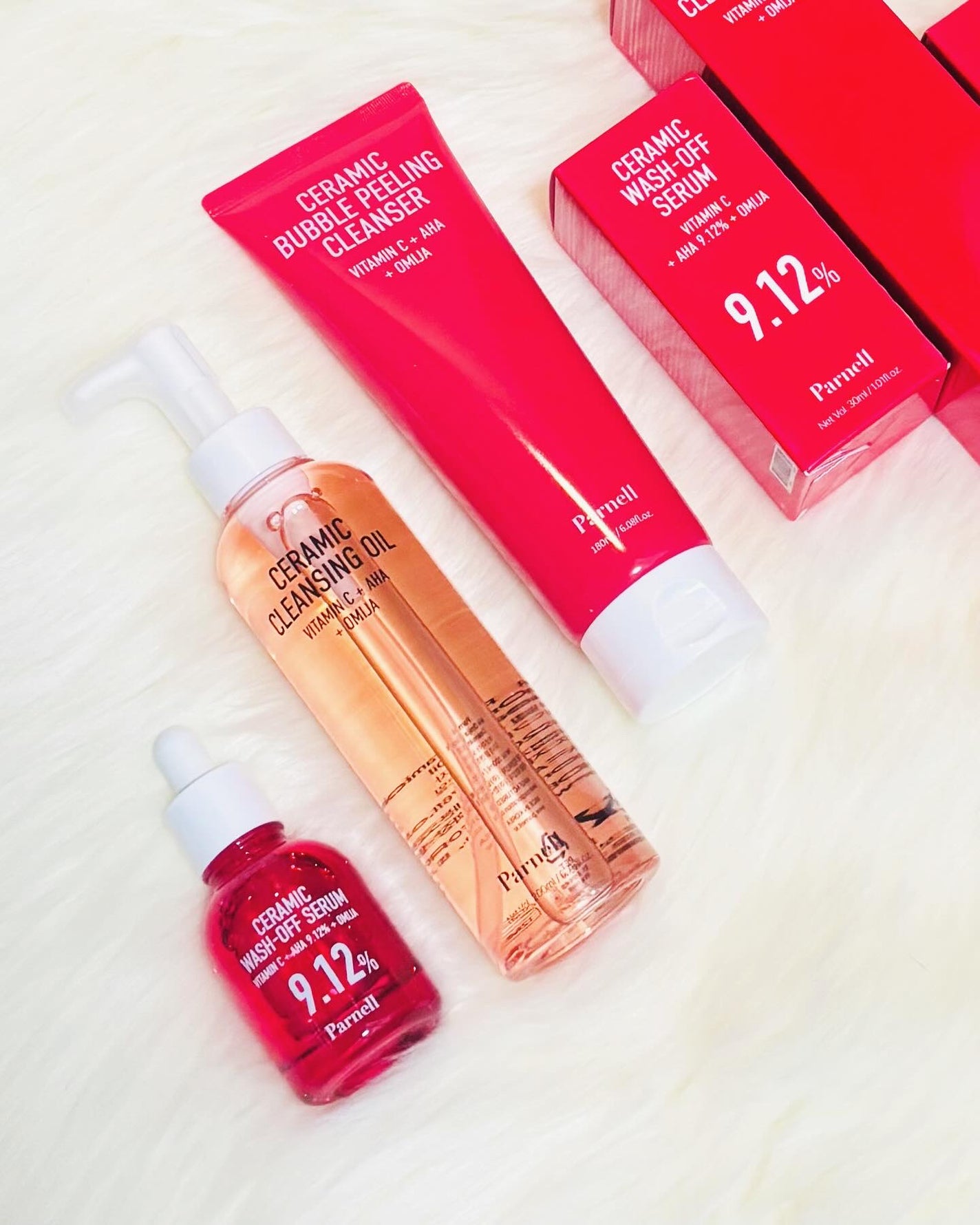 AHA 9.12 オミジャ 陶器肌 ウォッシュオフ セラム/parnell/美容液を使ったクチコミ(5枚目)