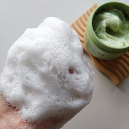 プレミアムもちソープ「グリーンアルティザン」/アレンシア/その他洗顔料を使ったクチコミ(4枚目)