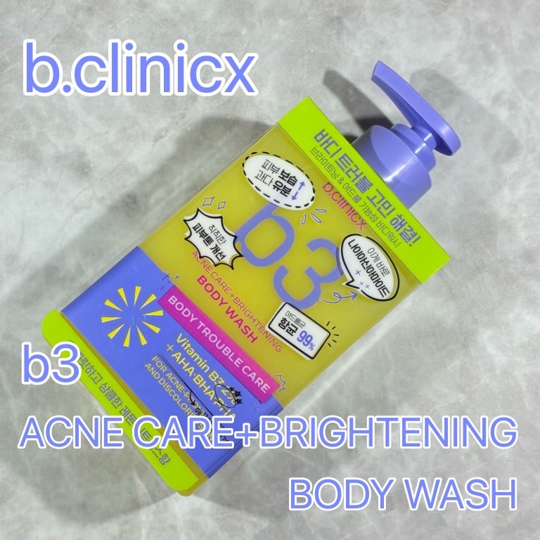 B3 アクネ クリア ボディウォッシュ/b.clinicx/ボディソープを使ったクチコミ（1枚目）