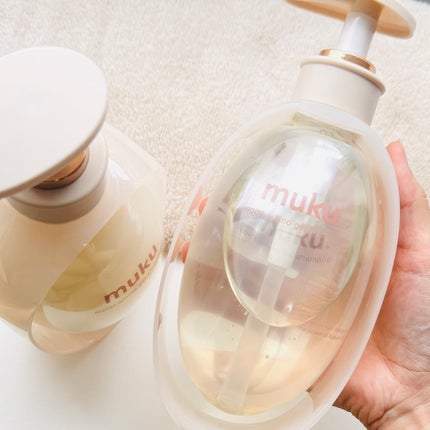 ムク+ モイスト アミノジェル シャンプー/ヘアトリートメント トリートメント本体410g/muku+/市販シャンプーを使ったクチコミ(2枚目)