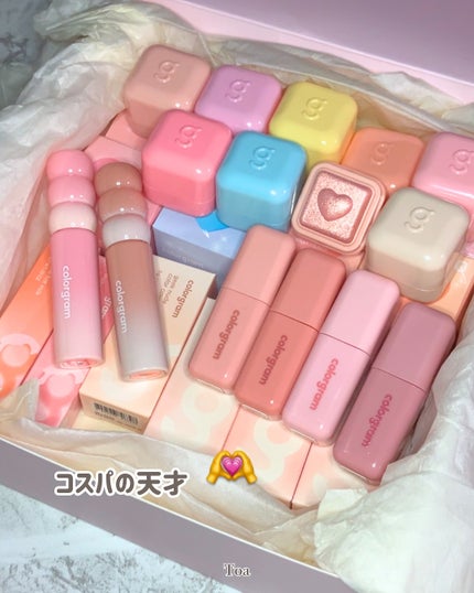 ミルクブリンハートライター 03 コーラルハート/Colorgram/パウダーハイライトの画像