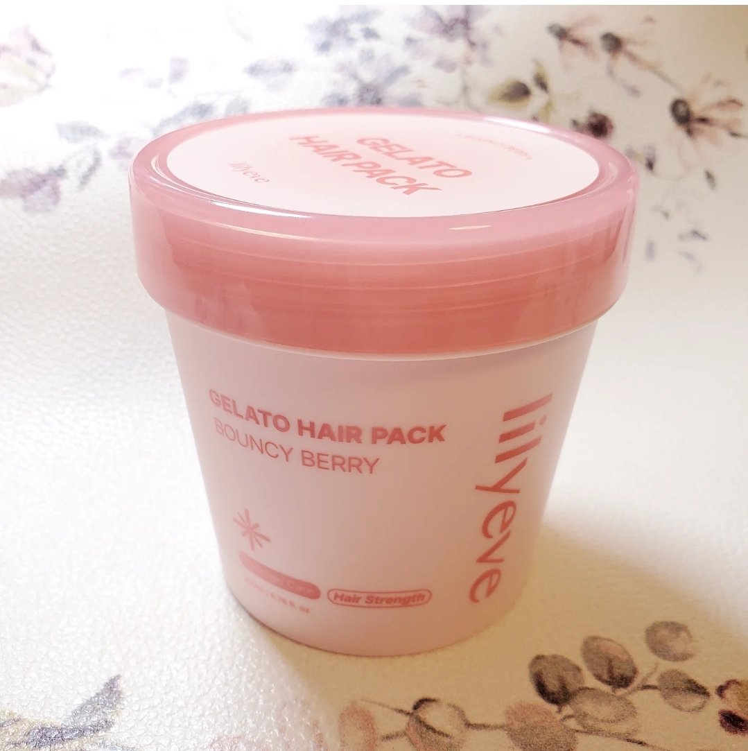 リペアターンジェラートヘアパック バウンシーベリー/リリーイブ/洗い流すヘアトリートメントを使ったクチコミ（2枚目）
