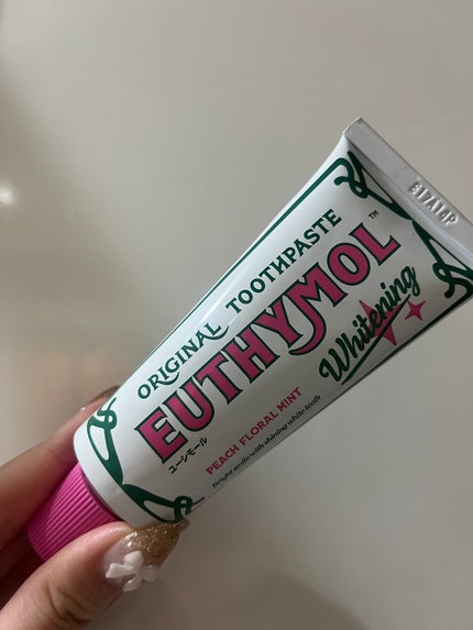 ホワイトニング美白歯磨き粉/EUTHYMOL/歯磨き粉を使ったクチコミ(1枚目)